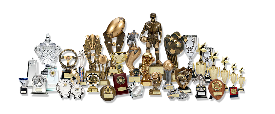 Trophies and award cups