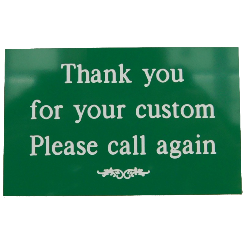 Engraved brass and laminate plaques — image 3